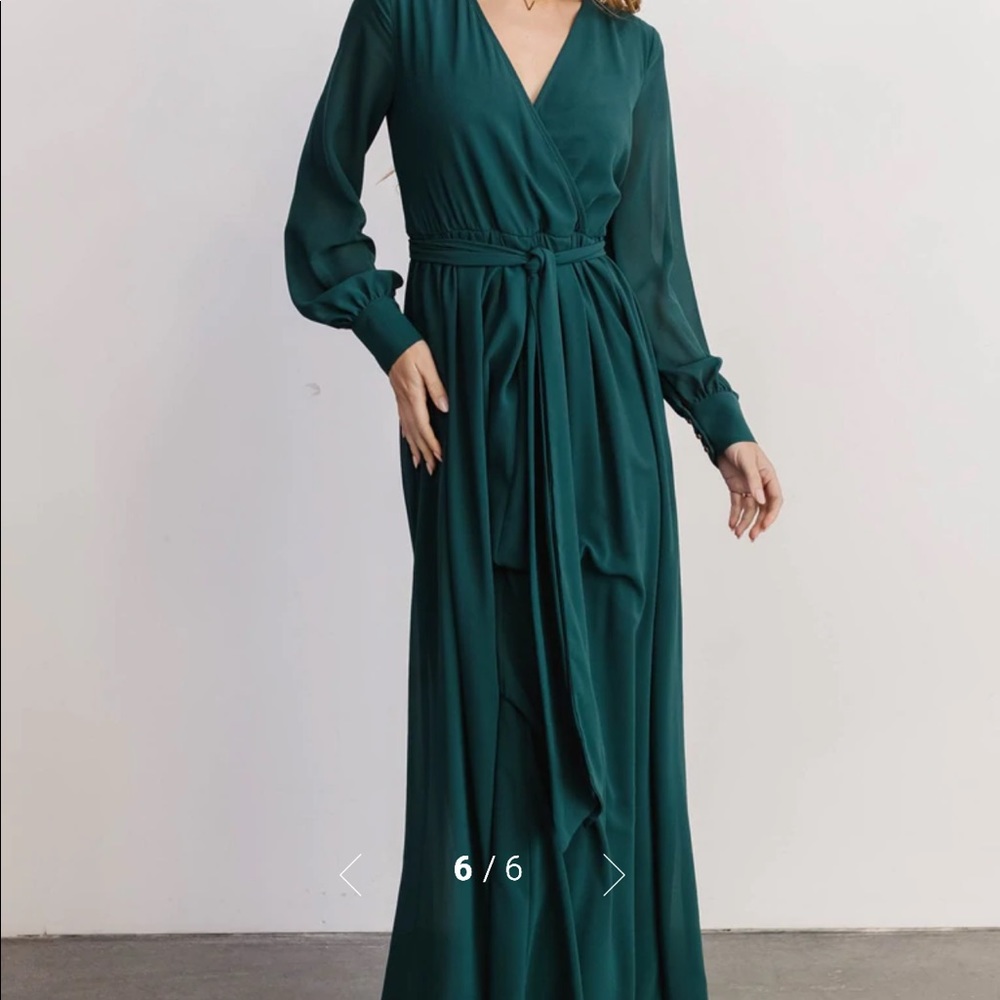 Hunter Green Baltic Born Lydia Maxi Dress